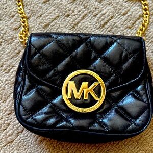Michael Kors black cross body bag